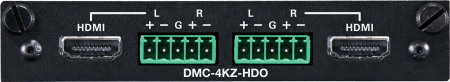 DMC-4KZ-HDO 2-канальная выходная карта HDMI® 4K60 4:4:4 HDR с масштабированием для коммутаторов DM®